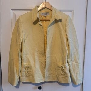 Studio Yellow Blazer Lightweight Suit Jacket